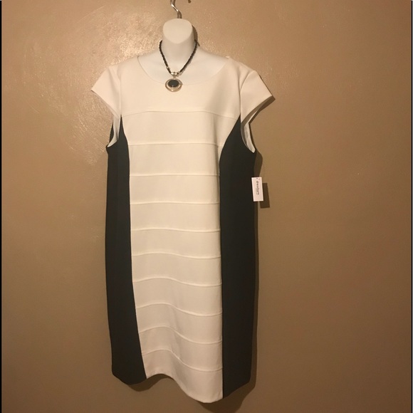 Dress Barn Dresses & Skirts - Dressbarn dress, two-tone Black/white size 22